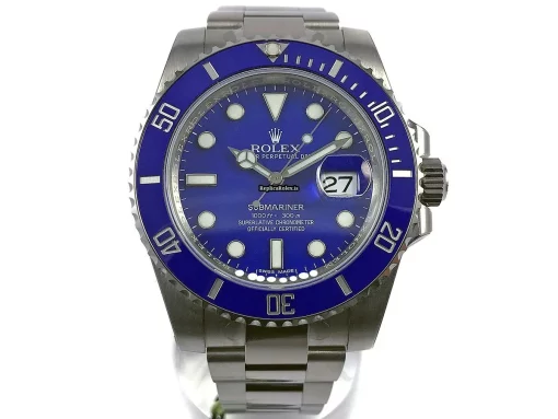 High Quality Fake Rolex Submariner Date 116619lb Caliber 3135 Automatic Movement 40mm White Gold Case Mens/unisex Watch - Image 9