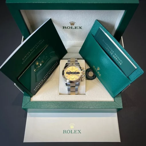 Unique Copy Rolex Daytona 116503 Caliber 4130 Automatic Movement 40mm Gold/steel Case Mens/unisex Watch - Image 6
