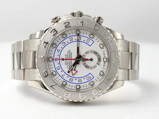 Discount Replica Rolex Yacht-master II 116689 Caliber 4160 Automatic Movement 44mm White Gold Case Mens/unisex Watch - Image 2