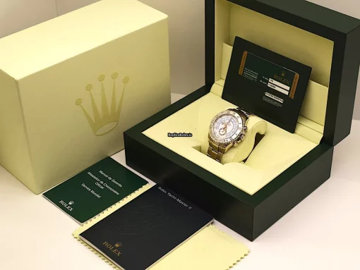 Discount Replica Rolex Yacht-master II 116689 Caliber 4160 Automatic Movement 44mm White Gold Case Mens/unisex Watch - Image 9