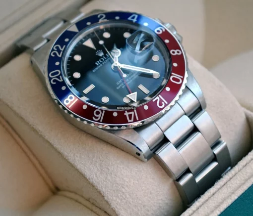 Defect Copies Rolex Gmt-master 16750 Caliber 3075 Automatic Movement 40mm Steel Case Mens/unisex Watch