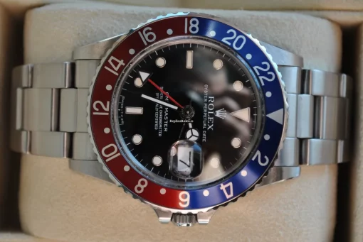 Defect Copies Rolex Gmt-master 16750 Caliber 3075 Automatic Movement 40mm Steel Case Mens/unisex Watch - Image 7