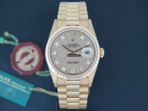 Fantastic Replica Rolex Day-date 36 18238 Automatic Movement 36mm Yellow Gold Case Mens/unisex Watch - Image 3