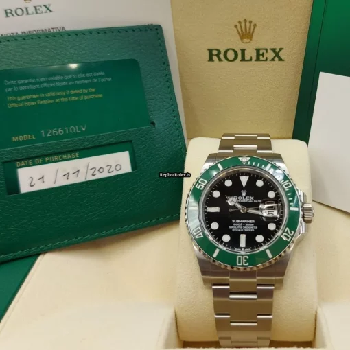 Luxury Replica Rolex Submariner Date 126610lv Caliber 3235 Automatic Movement 41mm Steel Case Mens/unisex Watch - Image 11