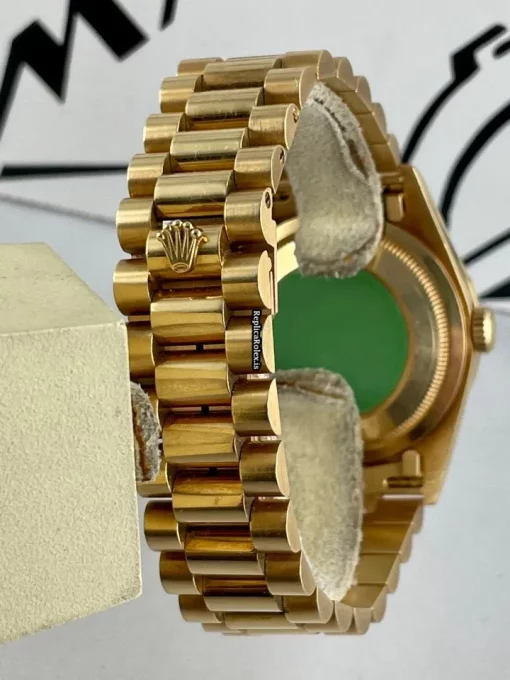 Special Fake Rolex Day-date 36 18348 Automatic Movement 36mm Yellow Gold Case Mens/unisex Watch - Image 4