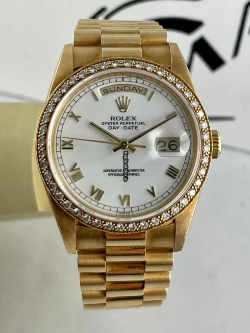 Special Fake Rolex Day-date 36 18348 Automatic Movement 36mm Yellow Gold Case Mens/unisex Watch - Image 7