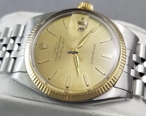 Cheap Fake Rolex Air King Date 5701 Caliber 1535 Automatic Movement 34x41mm Gold/steel Case Mens/unisex Watch - Image 5
