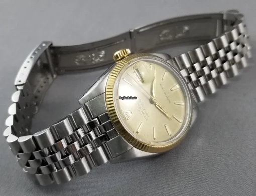 Cheap Fake Rolex Air King Date 5701 Caliber 1535 Automatic Movement 34x41mm Gold/steel Case Mens/unisex Watch - Image 8