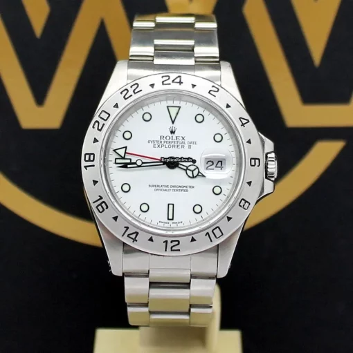 Durable Replica Rolex Explorer II 16570 Caliber 3185 Automatic Movement 40mm Steel Case Mens/unisex Watch - Image 6