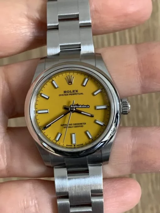 1:1 Fake Rolex Oyster Perpetual 277200 Caliber 2232 Automatic Movement 31mm Steel Case Womens Watch - Image 11