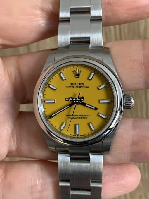 1:1 Fake Rolex Oyster Perpetual 277200 Caliber 2232 Automatic Movement 31mm Steel Case Womens Watch - Image 13