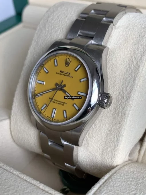 1:1 Fake Rolex Oyster Perpetual 277200 Caliber 2232 Automatic Movement 31mm Steel Case Womens Watch - Image 5