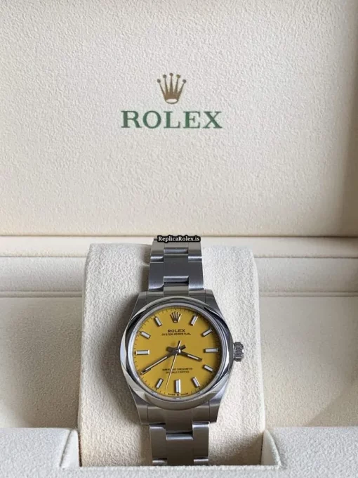 1:1 Fake Rolex Oyster Perpetual 277200 Caliber 2232 Automatic Movement 31mm Steel Case Womens Watch - Image 6