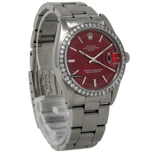 Wonderful Fake Rolex Oyster Perpetual Date 1500 Automatic Movement 34mm Steel Case Womens Watch - Image 5
