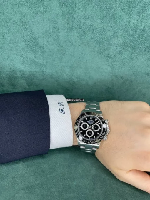 Defect Replica Rolex Daytona 116500ln Caliber 4130 Automatic Movement 40mm Steel Case Mens/unisex Watch - Image 6
