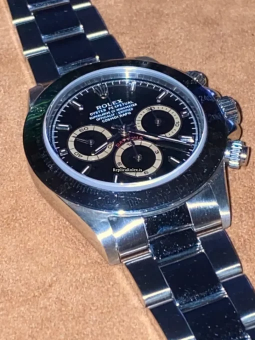 Excellent Replica Rolex Daytona 16520 Zenith El Primero Caliber 4030 Automatic Movement 40mm Steel Case Mens/unisex Watch - Image 12