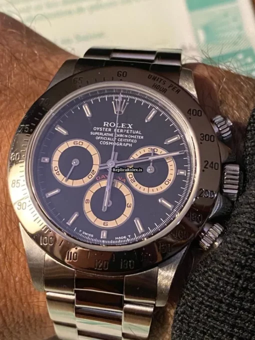 Excellent Replica Rolex Daytona 16520 Zenith El Primero Caliber 4030 Automatic Movement 40mm Steel Case Mens/unisex Watch - Image 13