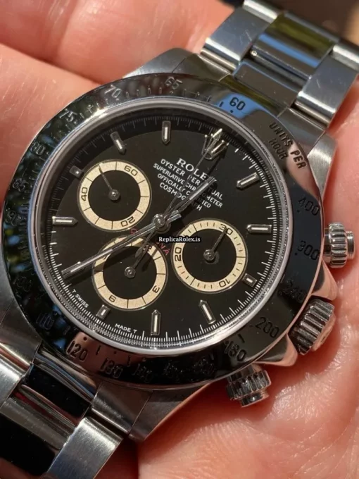 Excellent Replica Rolex Daytona 16520 Zenith El Primero Caliber 4030 Automatic Movement 40mm Steel Case Mens/unisex Watch - Image 14
