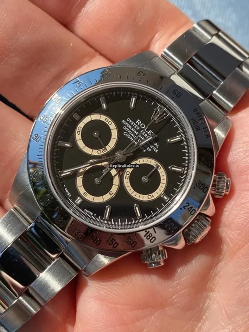 Excellent Replica Rolex Daytona 16520 Zenith El Primero Caliber 4030 Automatic Movement 40mm Steel Case Mens/unisex Watch - Image 3
