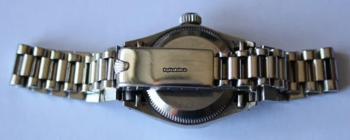 High-end Replicas Rolex Oyster Perpetual Lady Date 6517 Caliber 1161 Automatic Movement 26mm White Gold Case Womens Watch - Image 9