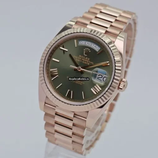 Great Replica Rolex Day-date 40 228235 Automatic Movement 40mm Rose Gold Case Mens/unisex Watch - Image 2