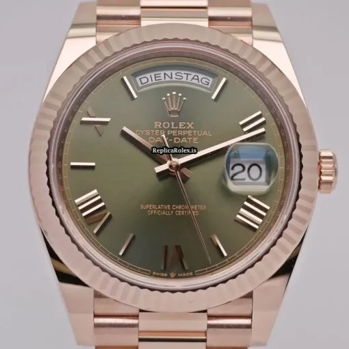 Great Replica Rolex Day-date 40 228235 Automatic Movement 40mm Rose Gold Case Mens/unisex Watch - Image 3