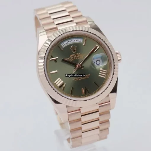 Great Replica Rolex Day-date 40 228235 Automatic Movement 40mm Rose Gold Case Mens/unisex Watch - Image 4