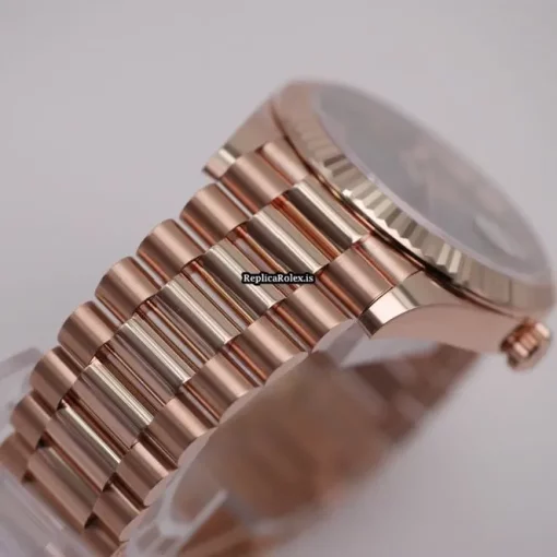Great Replica Rolex Day-date 40 228235 Automatic Movement 40mm Rose Gold Case Mens/unisex Watch - Image 9