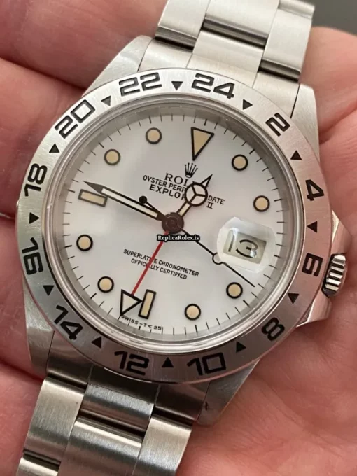 Suitable Replicas Rolex Explorer II 16550 Caliber 3085 Automatic Movement 40mm Steel Case Mens/unisex Watch