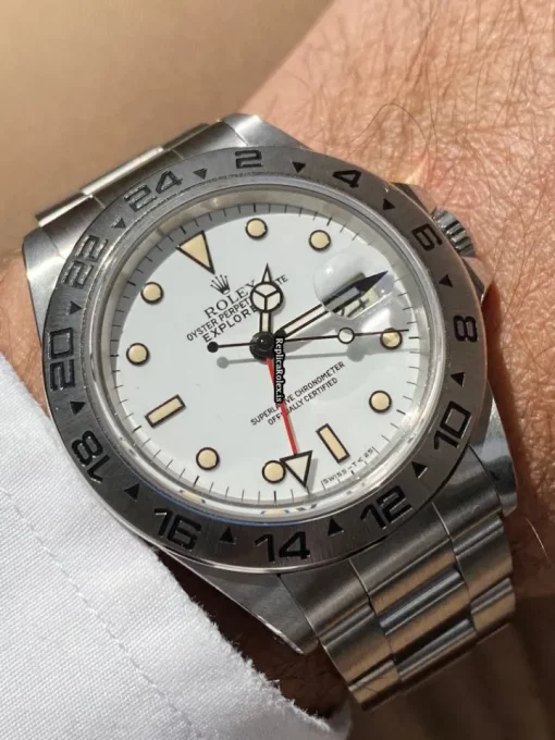 Suitable Replicas Rolex Explorer II 16550 Caliber 3085 Automatic Movement 40mm Steel Case Mens/unisex Watch - Image 2