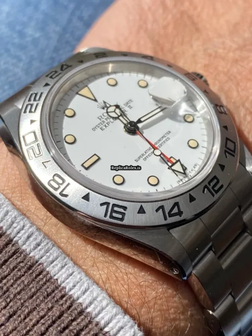 Suitable Replicas Rolex Explorer II 16550 Caliber 3085 Automatic Movement 40mm Steel Case Mens/unisex Watch - Image 5