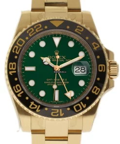 1:1 Fakes Rolex Gmt-master II 116718 Caliber 3186 Automatic Movement 40mm Yellow Gold Case Mens/unisex Watch