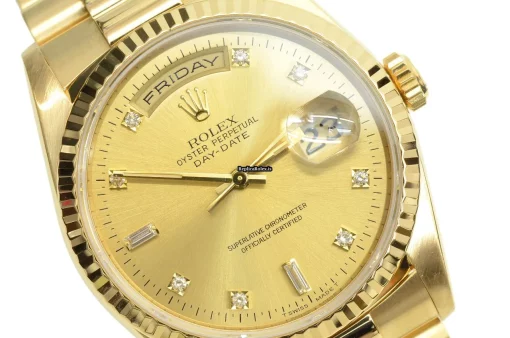 Excellent Replica Rolex Day-date 36 18238 Caliber 3155 Automatic Movement 36mm Yellow Gold Case Mens/unisex Watch - Image 2