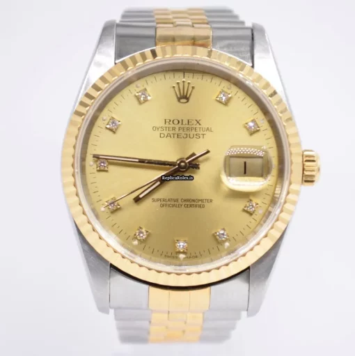 Wonderful Replica Rolex Datejust 16233 Caliber 3135 Automatic Movement 36mm Steel Case Mens/unisex Watch