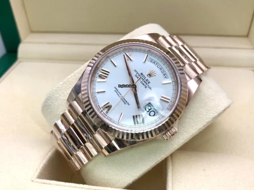 Incredible Replica Rolex Day-date 40 228235 Caliber 3255 Automatic Movement 40mm Rose Gold Case Mens/unisex Watch