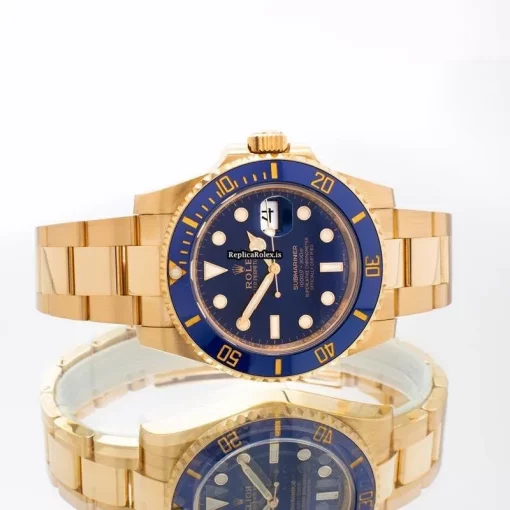 Distinctive Replica Rolex Submariner Date 116618lb Automatic Movement 40mm Yellow Gold Case Mens/unisex Watch - Image 6