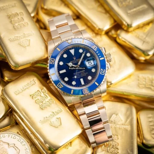 Distinctive Replica Rolex Submariner Date 116618lb Automatic Movement 40mm Yellow Gold Case Mens/unisex Watch - Image 9