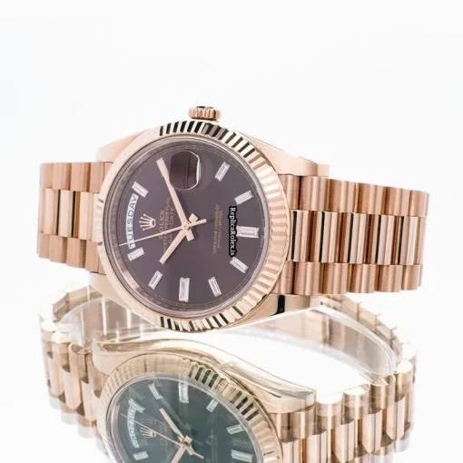 Ideal Fakes Rolex Day-date 40 228235 Automatic Movement 40mm Rose Gold Case Mens/unisex Watch - Image 2