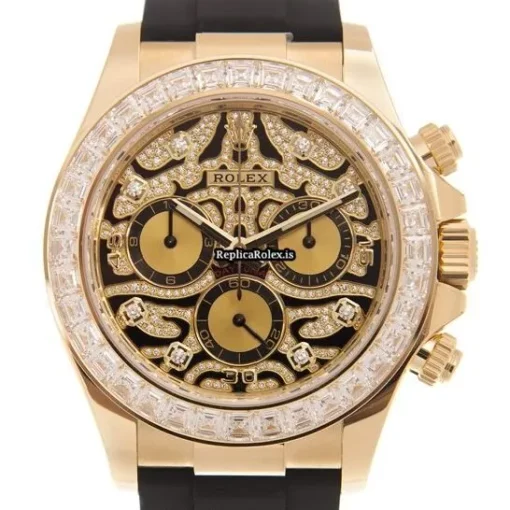 Ideal Replica Rolex Daytona 116588tbr Automatic Movement 40mm Yellow Gold Case Mens/unisex Watch