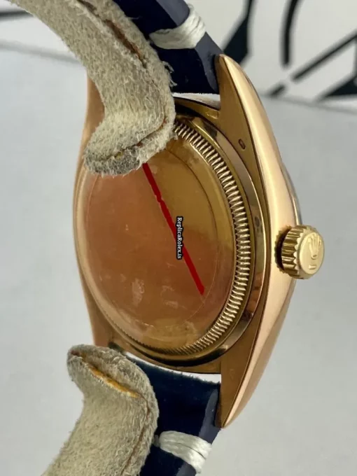 Perfect Replica Rolex Datejust 6605 Caliber 1065 Automatic Movement 36mm Rose Gold Case Mens/unisex Watch - Image 5