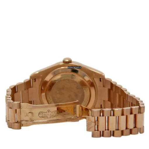 Lovely Replica Rolex Day-date II 218235 Caliber 3156 Automatic Movement 41mm Rose Gold Case Mens/unisex Watch - Image 4