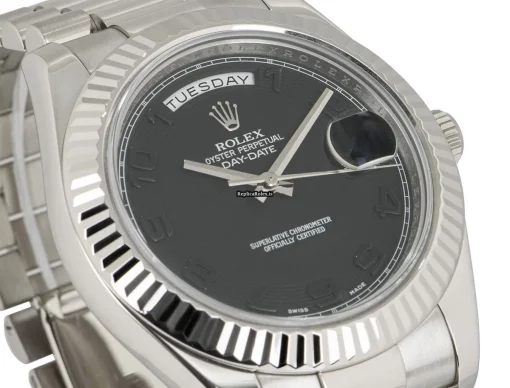 Excellent Replica Rolex Day-date II 218239 Automatic Movement 41mm White Gold Case Mens/unisex Watch - Image 4