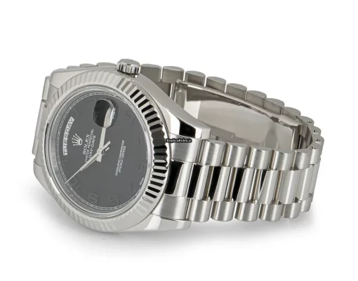 Excellent Replica Rolex Day-date II 218239 Automatic Movement 41mm White Gold Case Mens/unisex Watch - Image 5