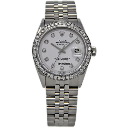Reliable Copy Rolex Datejust 1601 Automatic Movement 36mm Steel Case Mens/unisex Watch - Image 4