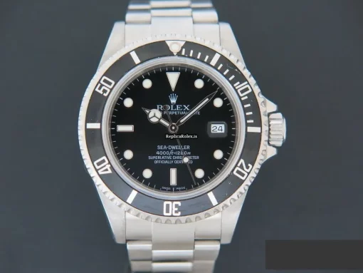 Top Fake Rolex Sea-dweller 4000 16600 Automatic Movement 40mm Steel Case Mens/unisex Watch - Image 3
