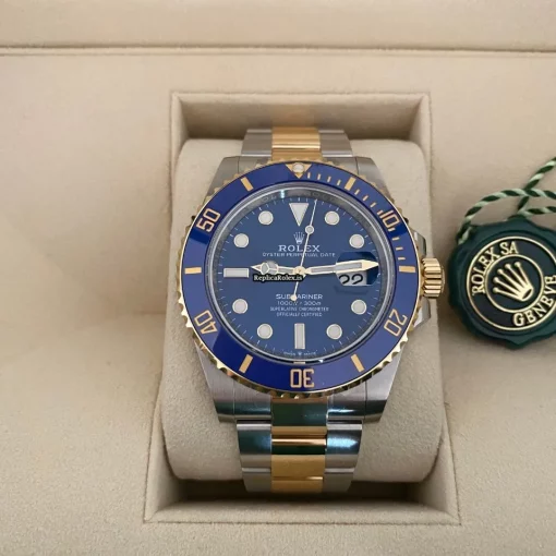 Remarkable Replica Rolex Submariner Date 126613lb Caliber 3235 Automatic Movement 41mm Gold/steel Case Mens/unisex Watch - Image 5