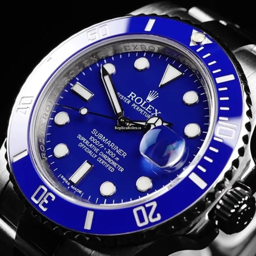 Special Fake Rolex Submariner Date 116619lb 40mm White Gold Case Mens/unisex Watch - Image 12