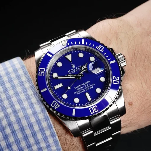 Special Fake Rolex Submariner Date 116619lb 40mm White Gold Case Mens/unisex Watch - Image 13