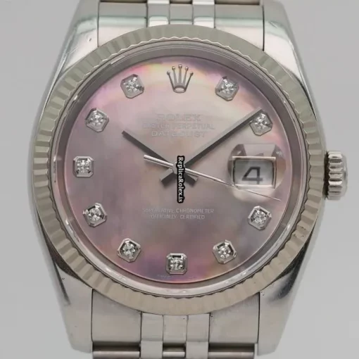 Fantastic Replica Rolex Datejust 116234 Automatic Movement 36mm Steel Case Mens/unisex Watch - Image 3