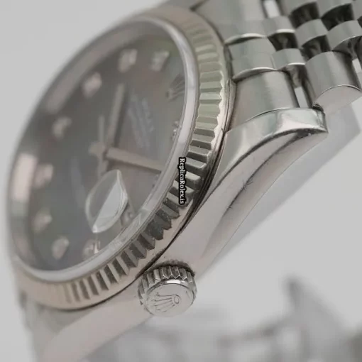Fantastic Replica Rolex Datejust 116234 Automatic Movement 36mm Steel Case Mens/unisex Watch - Image 8